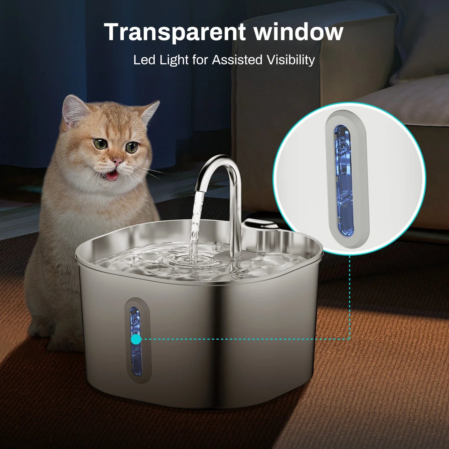 FureverFlow™: The Official Stainless Steel Pet Water Fountain